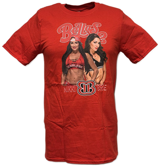 Nikki Brie Bella Twins 02 WWE Youth Kids Red T-Shirt