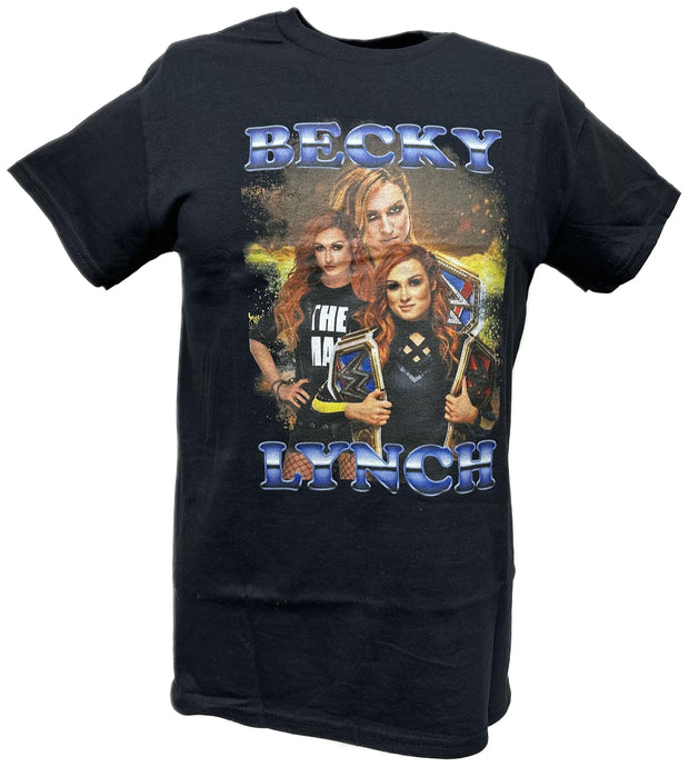 WWE Becky Lynch The Man Mens Black T-shirt