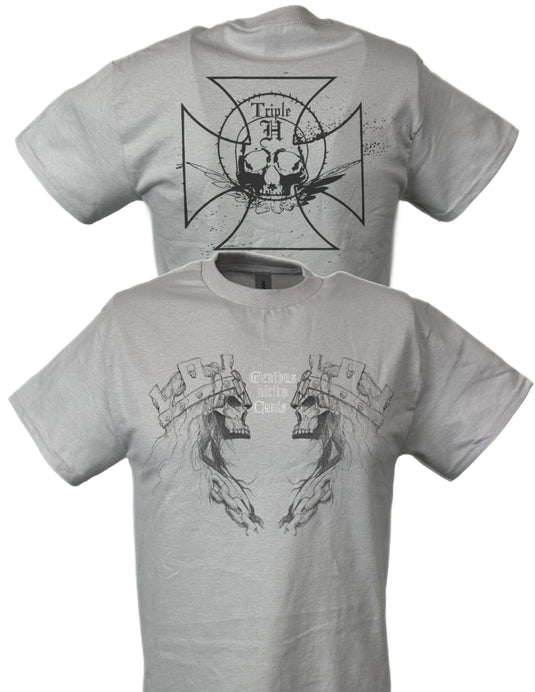 Triple H Genibus Nitito Canis Skull Kings Grey T-shirt