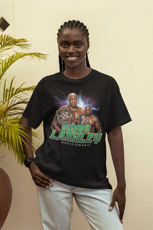 Bobby Lashley WWE Belt Black T-shirt