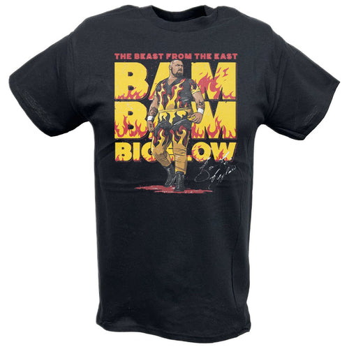 Bam Bam Bigelow Beast From The East Black T-shirt