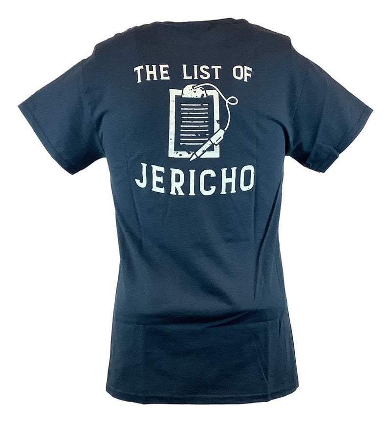Load image into Gallery viewer, Chris Jericho You Just Made The List Mens Blue T-shirt New

