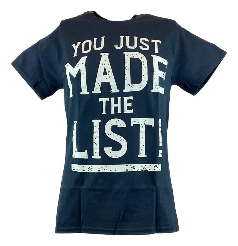 Load image into Gallery viewer, Chris Jericho You Just Made The List Mens Blue T-shirt New
