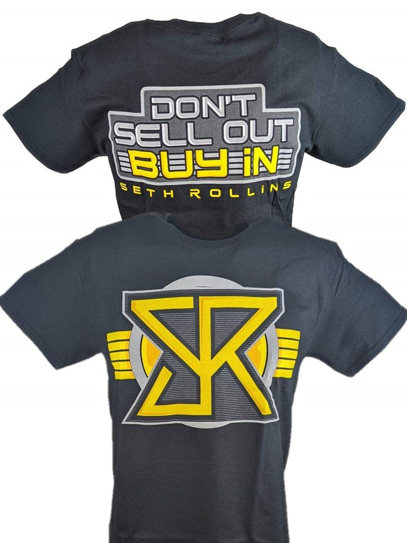 Load image into Gallery viewer, Seth Rollins Don&#39;t Sell Out Buy In Mens Black T-shirt
