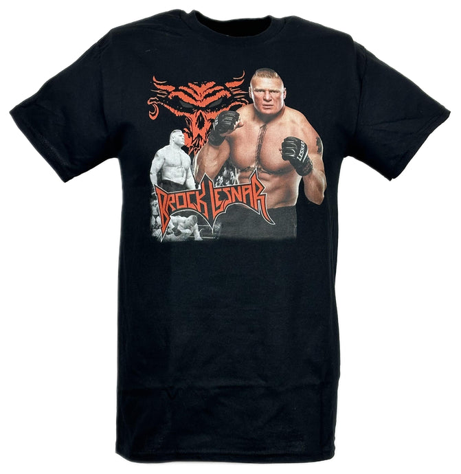 Brock Lesnar Ready to Fight Mens Black T-shirt