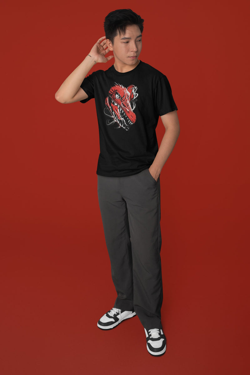 Load image into Gallery viewer, RVD Rob Van Dam Dragon T-shirt