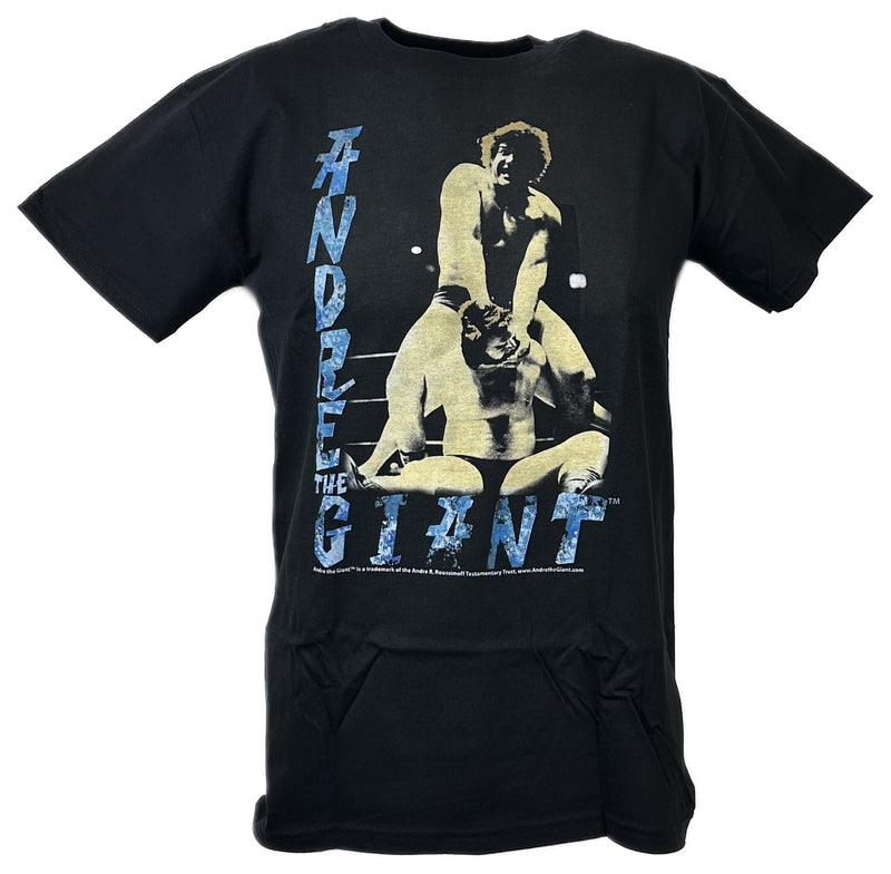 Load image into Gallery viewer, Andre the Giant Lightweight Black T-shirt Neck Twister
