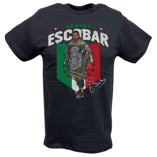 Santos Escobar Flag BlackT-shirt
