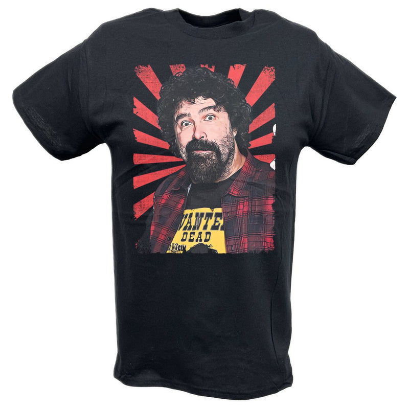 Load image into Gallery viewer, Cactus Jack Mick Foley Profile Portrait Black T-shirt
