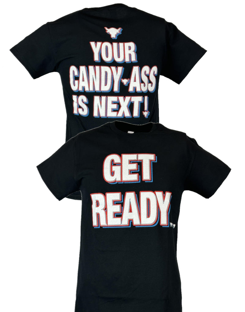 Load image into Gallery viewer, The Rock Get Ready Your Candy-Ass Is Next Mens T-shirt
