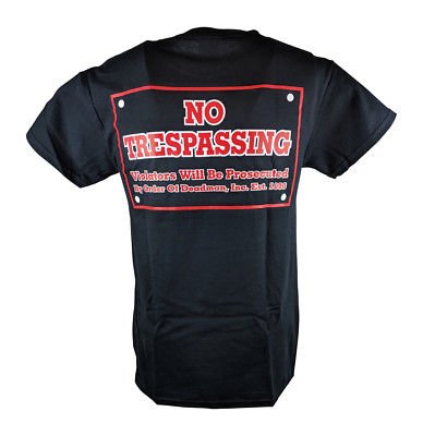 Undertaker It's My Yard No Trespassing Mens Black T-shirt