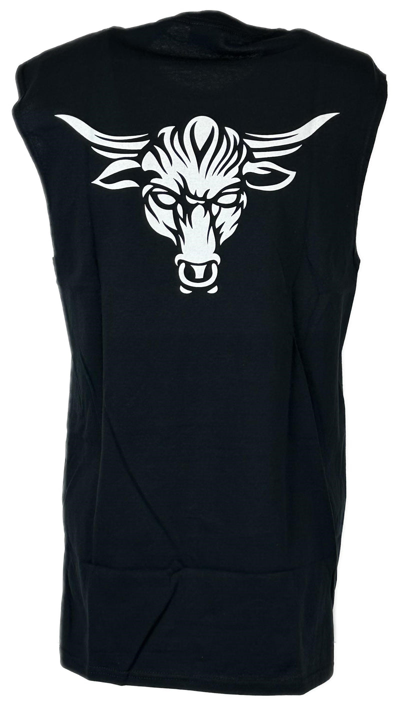 Load image into Gallery viewer, The Rock Just Bring It Brahma Bull Sleeveless Black Muscle T-shirt
