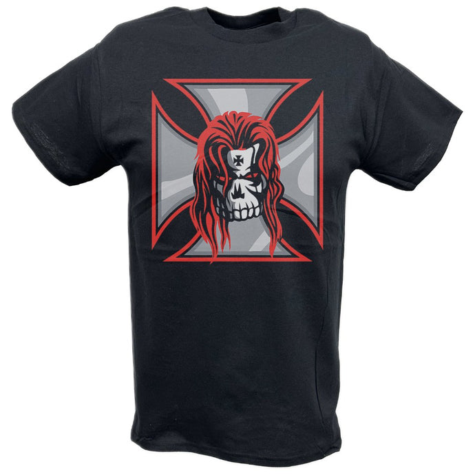 Triple H Skull Cross Logo Black T-shirt