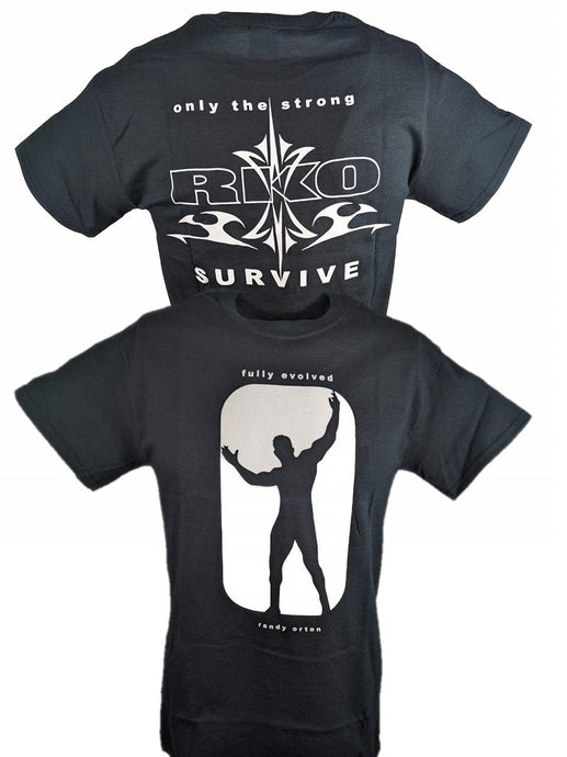 Randy Orton RKO Only the Strong Survive Mens Black T-shirt