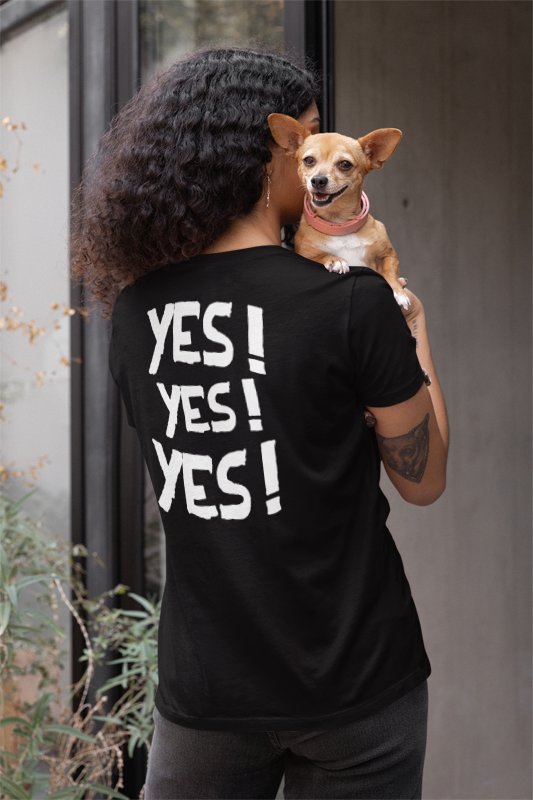 Load image into Gallery viewer, Daniel Bryan Goat YES YES YES! Black T-shirt

