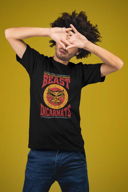 Load image into Gallery viewer, Brock Lesnar Beast Incarnate Back to Break More Mens T-shirt
