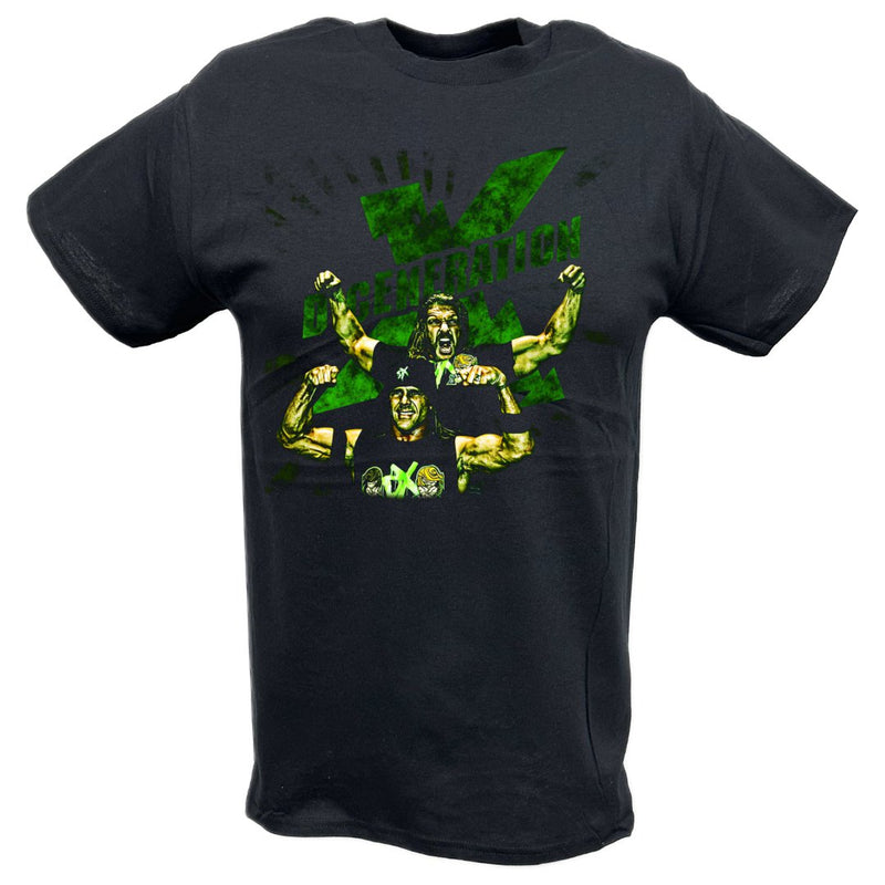 Load image into Gallery viewer, D-Generation X Triple H Shawn Michaels Chaos Black T-shirt
