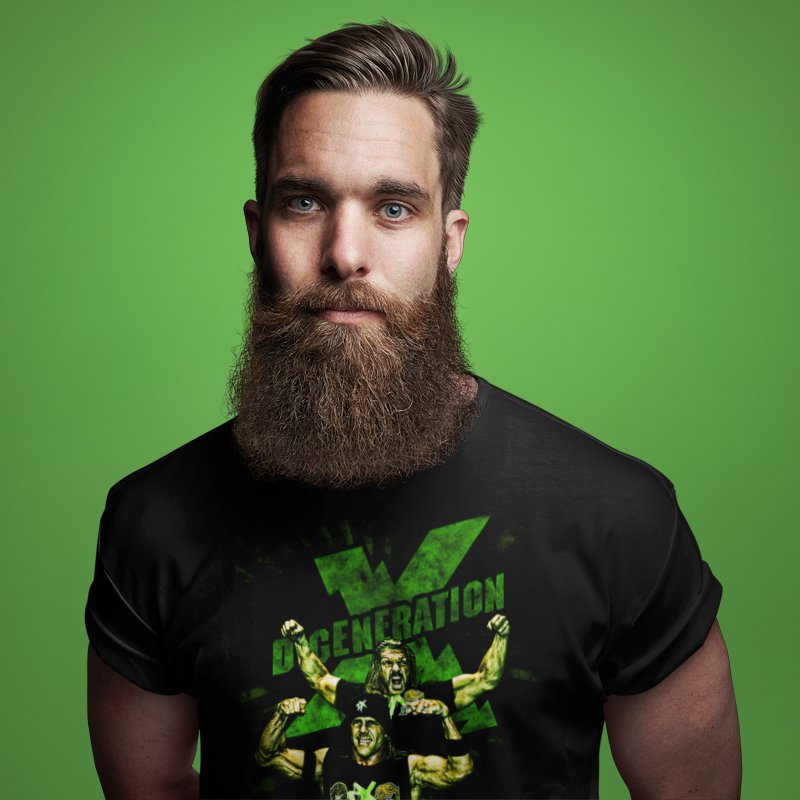 Load image into Gallery viewer, D-Generation X Triple H Shawn Michaels Chaos Black T-shirt

