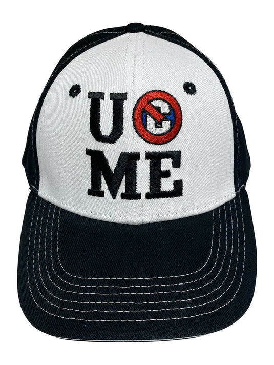 John Cena Black White U Can't See Me Baseball Cap Hat New