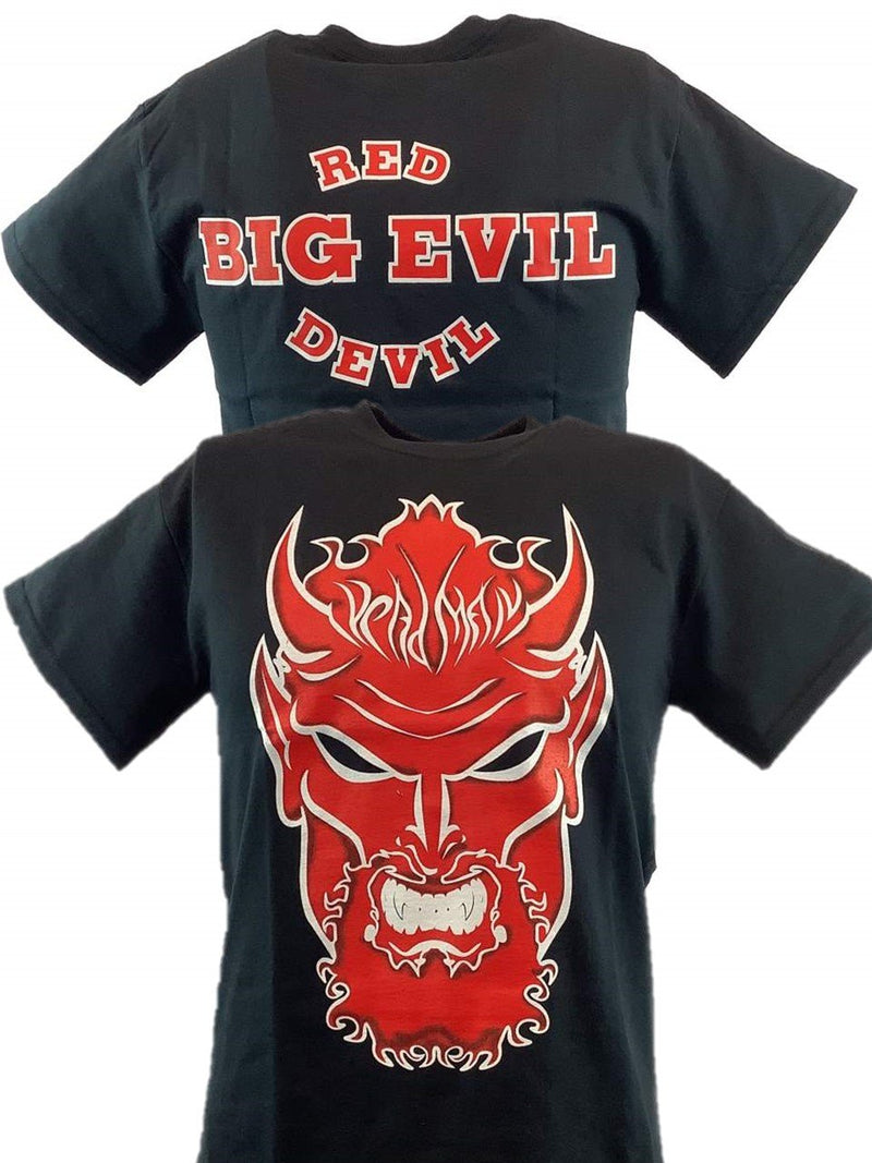 Load image into Gallery viewer, Undertaker Big Evil Red Devil Head Mens Black T-shirt
