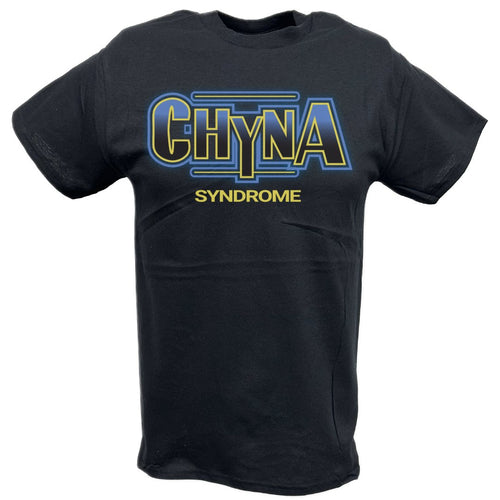 WWF Chyna Syndrome Mens Black T-shirt