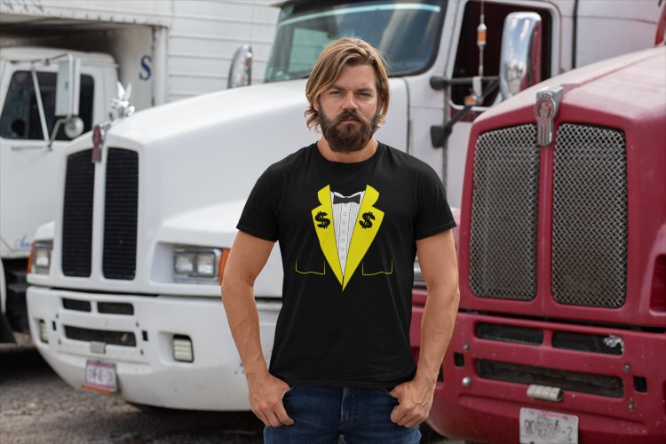 Load image into Gallery viewer, Million Dollar Man Ted Dibiase Mens Black Tuxedo T-shirt Sports Mem, Cards & Fan Shop > Fan Apparel & Souvenirs > Wrestling by WWE | Extreme Wrestling Shirts
