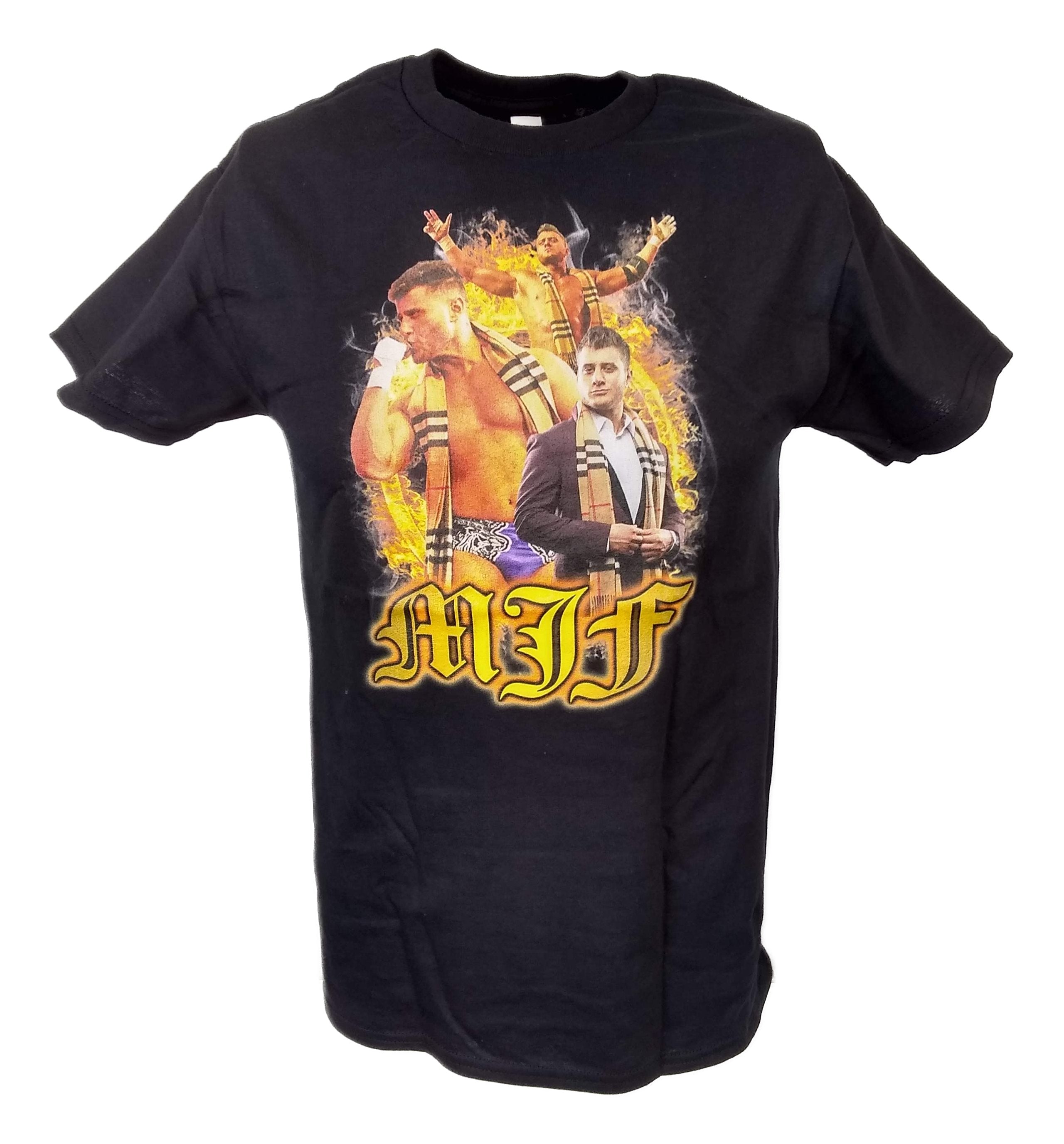 MJF Maxwell Jacob Friedman Mens Black T-shirt – Extreme Wrestling