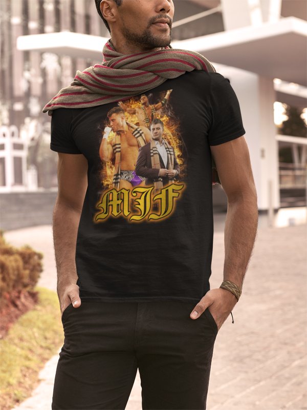 Load image into Gallery viewer, MJF Maxwell Jacob Friedman Mens Black T-shirt by EWS | Extreme Wrestling Shirts