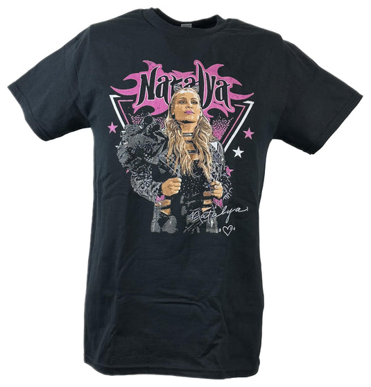 Natalya Power Pose Black T-shirt by EWS | Extreme Wrestling Shirts