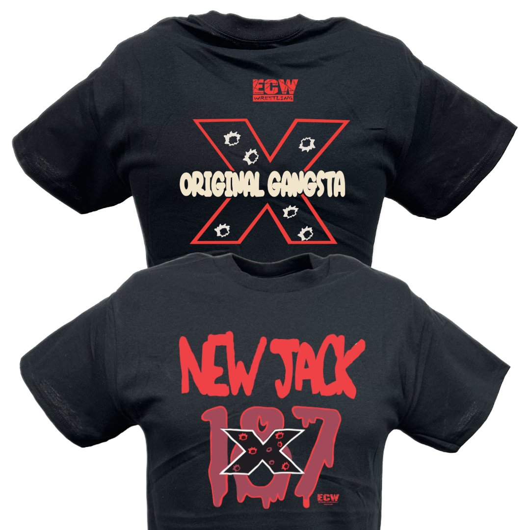 New Jack ECW 187 Original Gangsta T-shirt – Extreme Wrestling Shirts