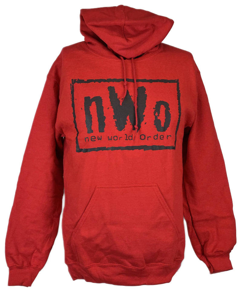Load image into Gallery viewer, nWo New World Order Mens Red Pullover Hoody Sweatshirt by nWo | Extreme Wrestling Shirts
