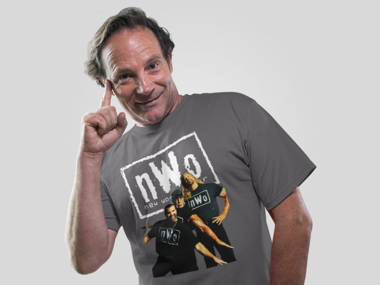 Load image into Gallery viewer, nWo New World Order Trio Mens T-shirt Hogan Hall Nash by WWE | Extreme Wrestling Shirts