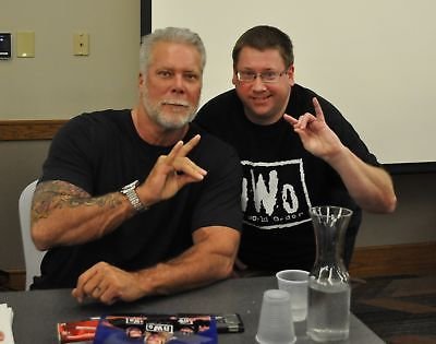 Load image into Gallery viewer, nWo White Logo New World Order Mens Black T-shirt Sports Mem, Cards & Fan Shop > Fan Apparel & Souvenirs > Wrestling by Hybrid Tees | Extreme Wrestling Shirts