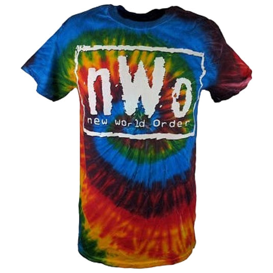 nWo White Logo Tie Dye New World Order Mens T-shirt Sports Mem, Cards & Fan Shop > Fan Apparel & Souvenirs > Wrestling by EWS | Extreme Wrestling Shirts