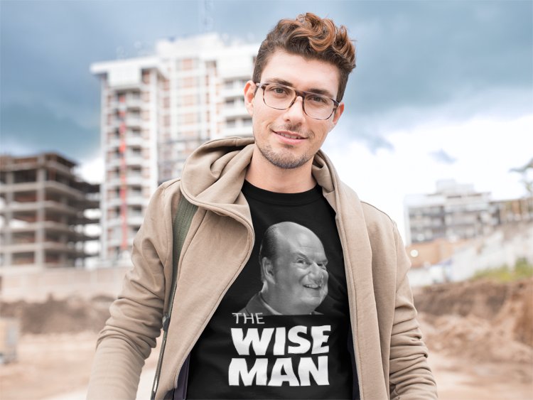 Load image into Gallery viewer, Paul Heyman The Wise Man Black T-shirt by EWS | Extreme Wrestling Shirts