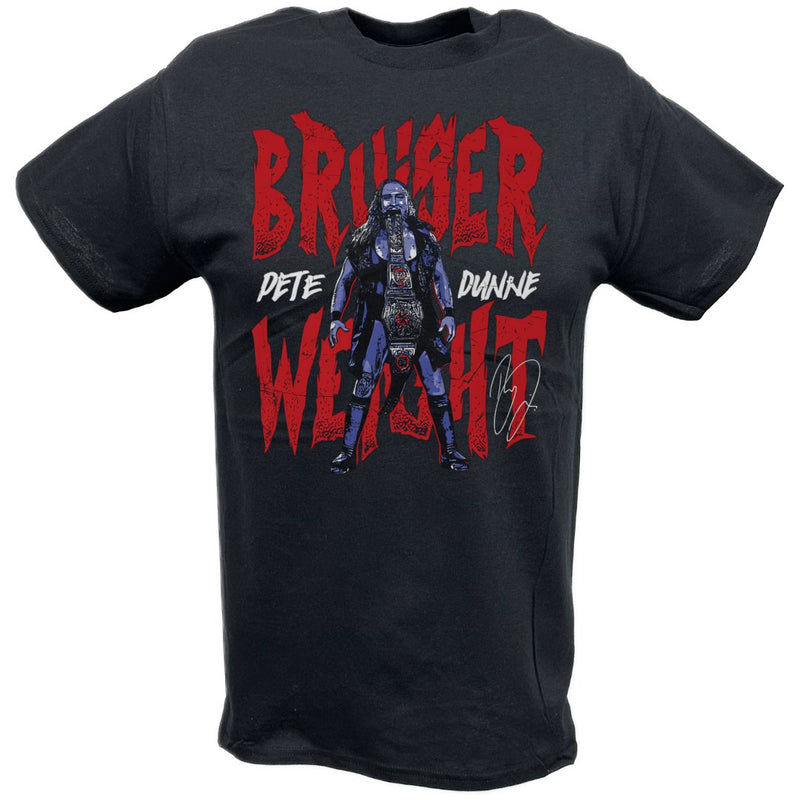 Load image into Gallery viewer, Pete Dunne Bruiser Weight Belt Black T-shirt by EWS | Extreme Wrestling Shirts