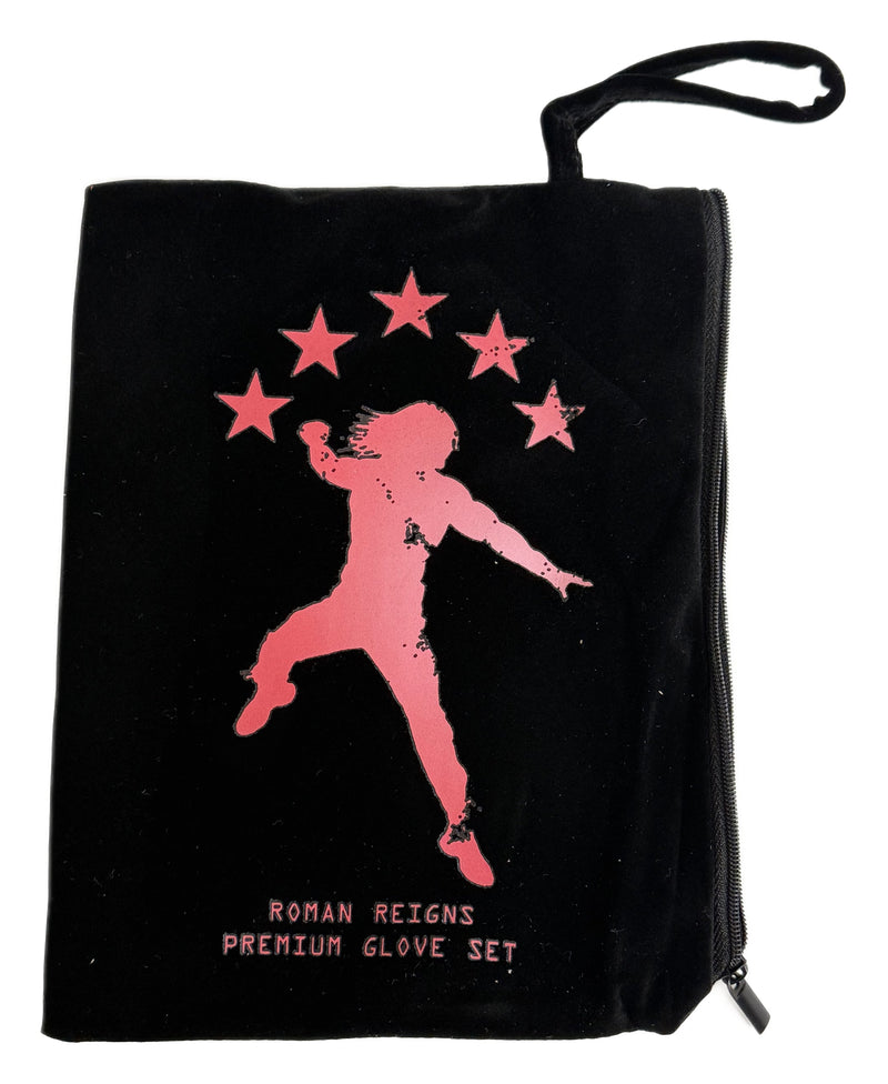 Load image into Gallery viewer, Premium Roman Reigns Red Glove and Gauntlet Set by Extreme Wrestling Shirts | Extreme Wrestling Shirts