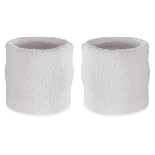 Premium Terry Cloth Wristband Pair for Wrestling Costume White by EWS | Extreme Wrestling Shirts