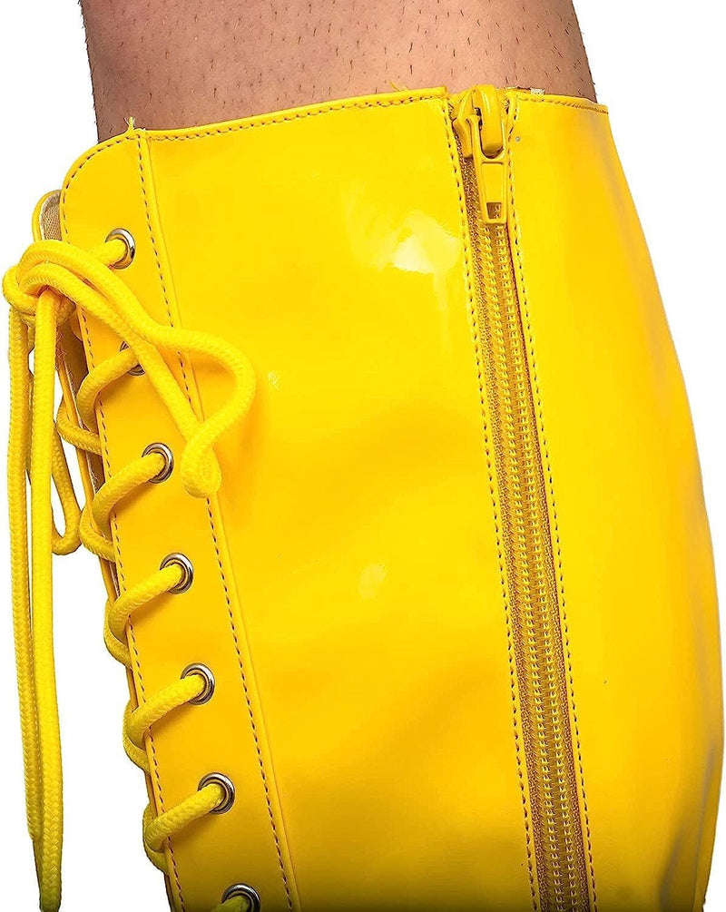 Load image into Gallery viewer, Pro Wrestling Lace-Up Boots and Coordinating Wristbands Shoes by EWS | Extreme Wrestling Shirts