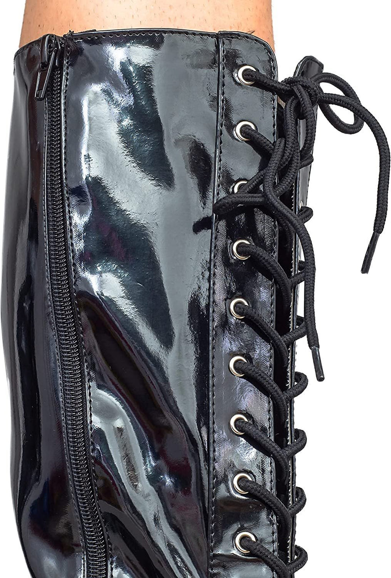 Load image into Gallery viewer, Pro Wrestling Lace-Up Costume Boots - Choice of Color by EWS | Extreme Wrestling Shirts