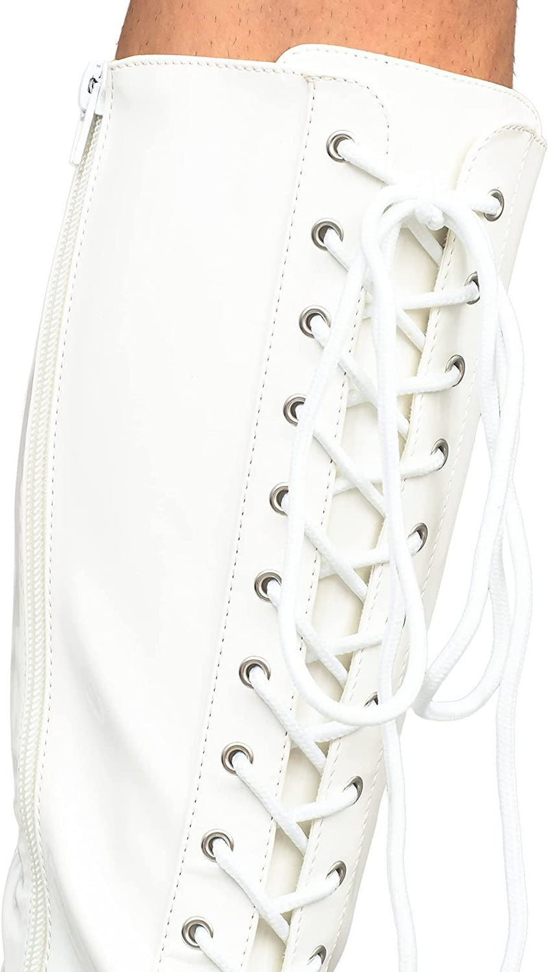 Load image into Gallery viewer, Pro Wrestling Lace-Up Costume Boots - Choice of Color by EWS | Extreme Wrestling Shirts