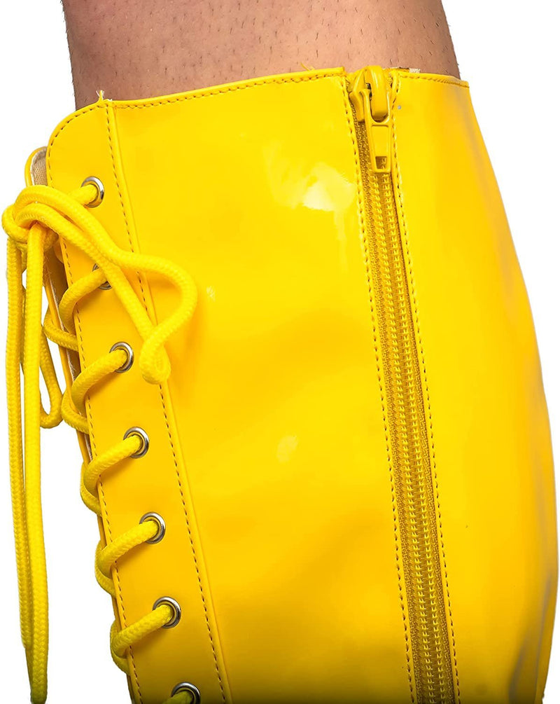 Load image into Gallery viewer, Pro Wrestling Lace-Up Costume Boots - Choice of Color by EWS | Extreme Wrestling Shirts