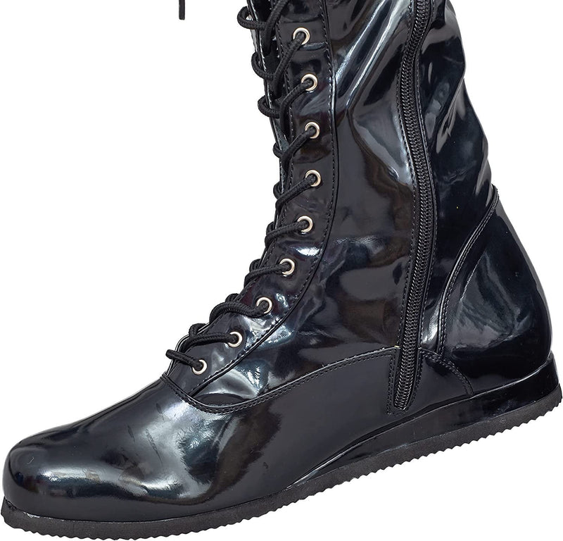 Load image into Gallery viewer, Pro Wrestling Lace-Up Costume Boots - Choice of Color by EWS | Extreme Wrestling Shirts