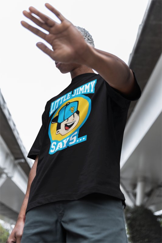 Load image into Gallery viewer, R Truth Little Jimmy You Gonna Get Got Black T-shirt by EWS | Extreme Wrestling Shirts