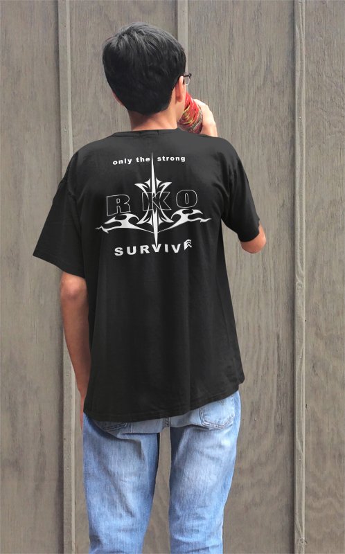 Load image into Gallery viewer, Randy Orton RKO Only the Strong Survive Mens Black T-shirt Sports Mem, Cards & Fan Shop > Fan Apparel & Souvenirs > Wrestling by Hybrid Tees | Extreme Wrestling Shirts