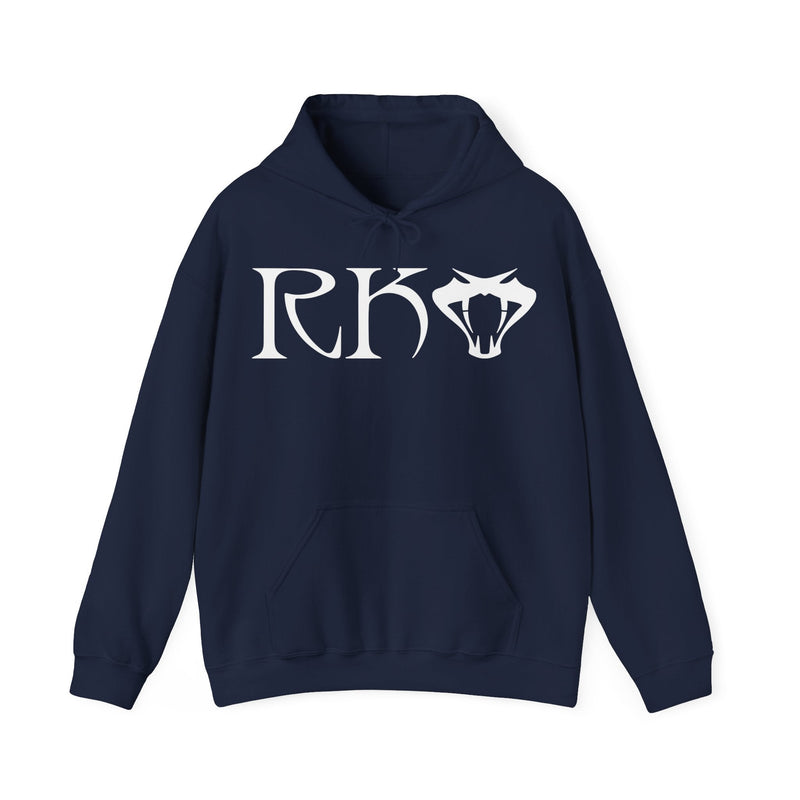 Load image into Gallery viewer, Randy Orton RKO #OuttaNoWhere Navy Blue Pullover Hoody by EWS | Extreme Wrestling Shirts