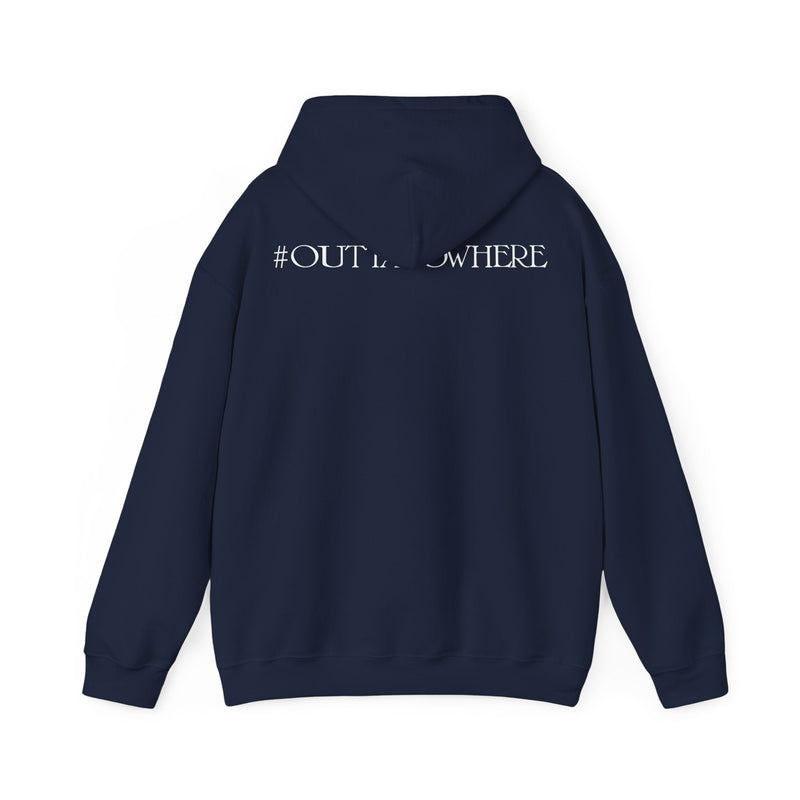 Load image into Gallery viewer, Randy Orton RKO #OuttaNoWhere Navy Blue Pullover Hoody by EWS | Extreme Wrestling Shirts