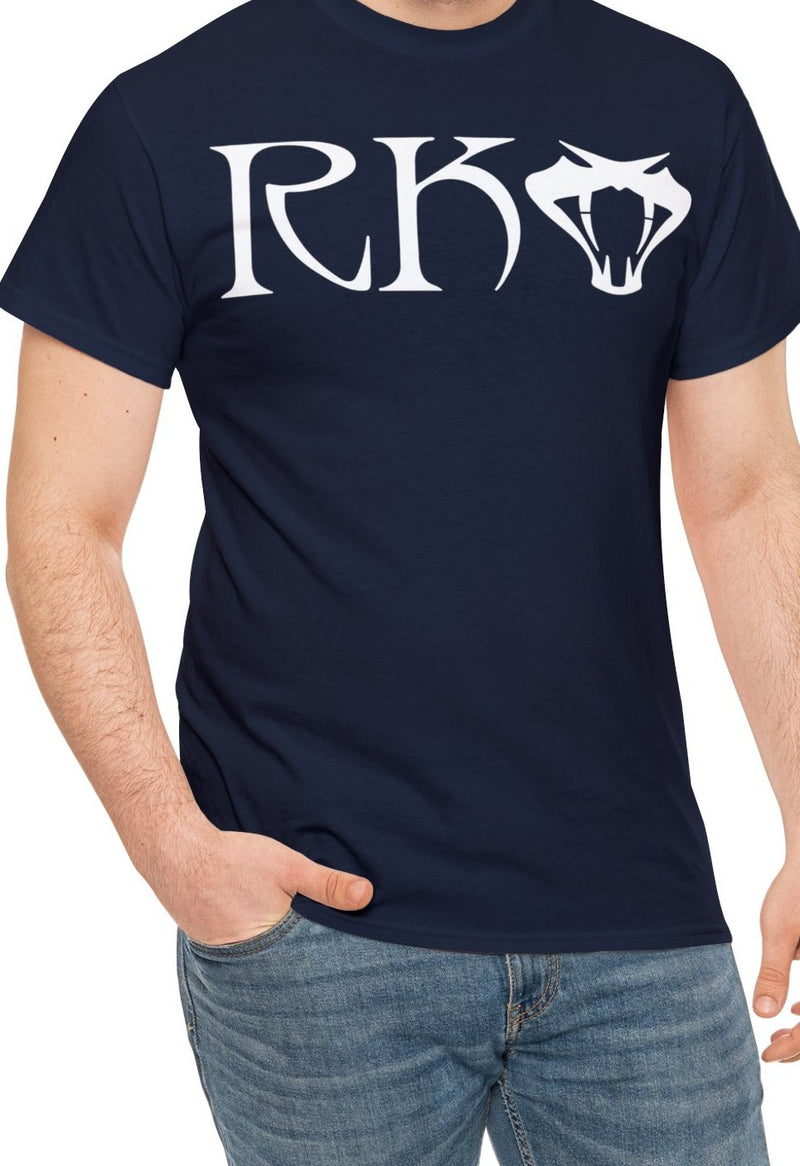 Load image into Gallery viewer, Randy Orton RKO #OuttaNoWhere Navy Blue T-shirt by EWS | Extreme Wrestling Shirts