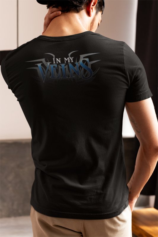 Load image into Gallery viewer, Randy Orton Venom in my Veins Skull T-shirt by EWS | Extreme Wrestling Shirts