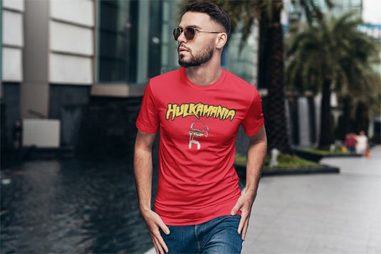 Red Hulk Hogan Addicted Since 1983 Mens T-shirt Sports Mem, Cards & Fan Shop > Fan Apparel & Souvenirs > Wrestling by EWS | Extreme Wrestling Shirts